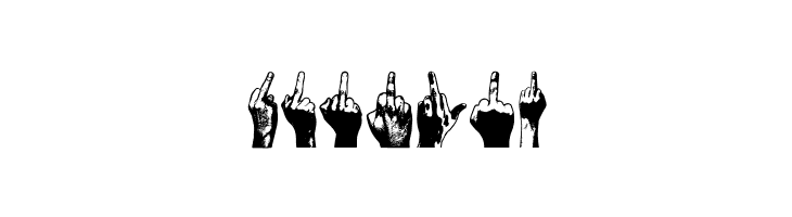 Middle Finger Regular  Free Fonts Download