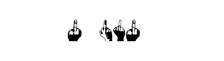 Middle Finger Regular  Free Fonts Download