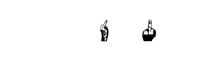 Middle Finger Regular  Free Fonts Download