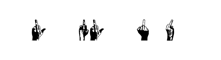 Middle Finger Regular  Free Fonts Download