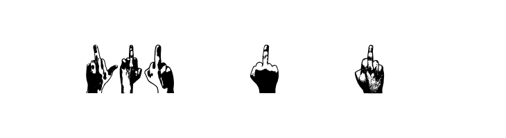 Middle Finger Regular  Free Fonts Download