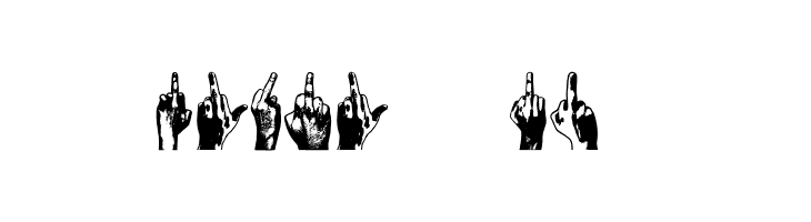 Middle Finger Regular  Free Fonts Download