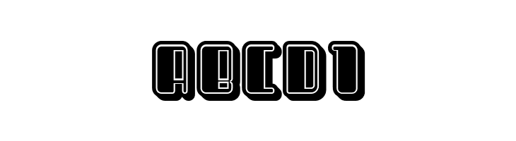 Objective Filled Regular  Free Fonts Download