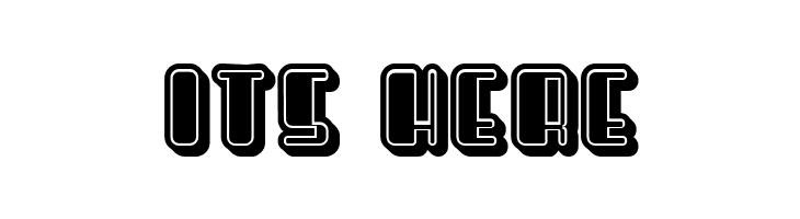 Objective Filled Regular  Free Fonts Download