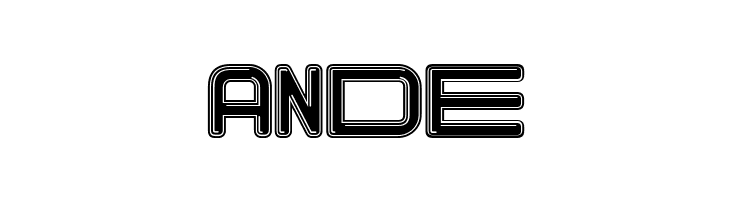 Elastic Letters Filled Regular  Free Fonts Download