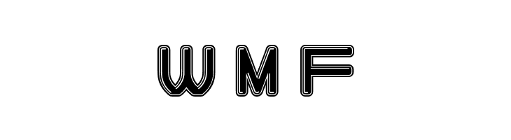 Elastic Letters Filled Regular  Free Fonts Download