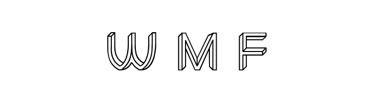 Illusion Hollow Condensed Regular  Free Fonts Download