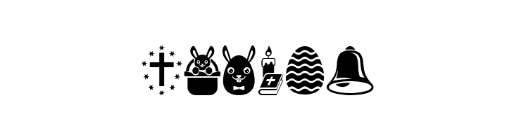 Easter Icons Regular  Free Fonts Download