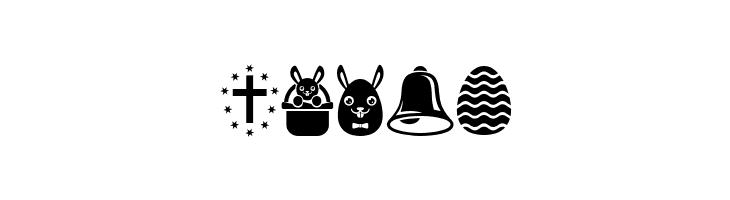 Easter Icons Regular  Free Fonts Download