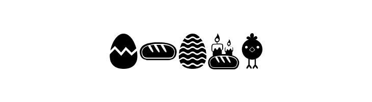 Easter Icons Regular  Free Fonts Download