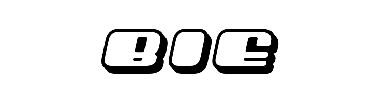 Guest 3D Italic  Free Fonts Download