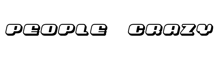 Guest 3D Italic  Free Fonts Download