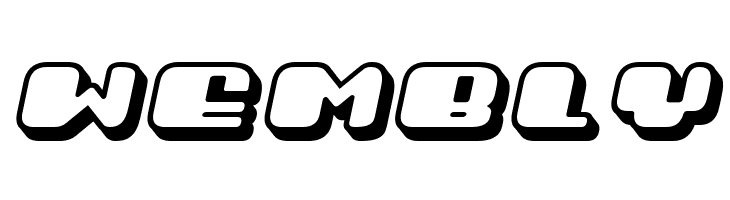 Guest 3D Italic  Free Fonts Download