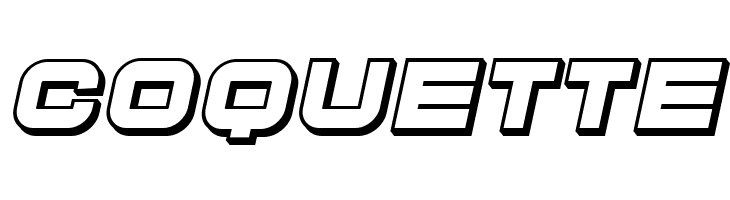 Cyber Princess 3D Italic  Free Fonts Download