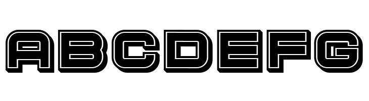 Cyber Princess 3D Filled Regular  Free Fonts Download