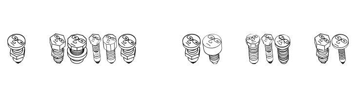 Screws Regular  Free Fonts Download