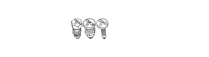 Screws Regular  Free Fonts Download