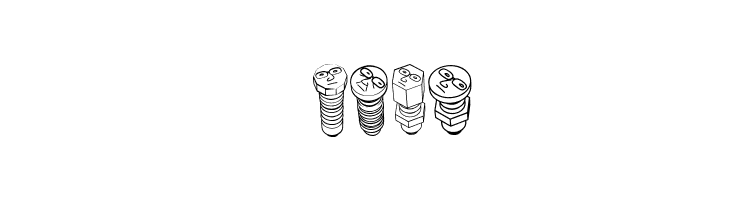 Screws Regular  Free Fonts Download