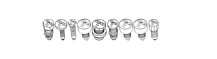 Screws Regular  Free Fonts Download