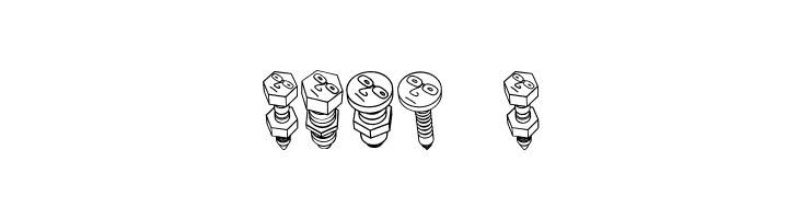 Screws Regular  Free Fonts Download