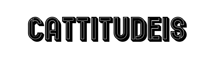 Indirect Implication 3D Filled Regular  Free Fonts Download