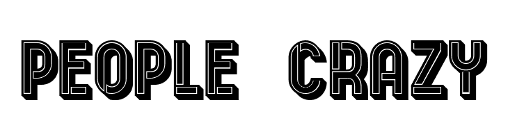 Indirect Implication 3D Filled Regular  Free Fonts Download