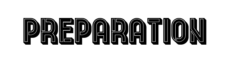 Indirect Implication 3D Filled Regular  Free Fonts Download