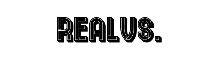 Indirect Implication 3D Filled Regular  Free Fonts Download