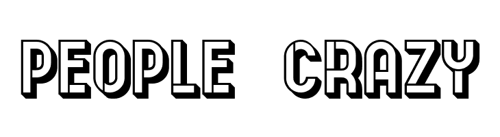 Indirect Implication 3D Regular  Free Fonts Download