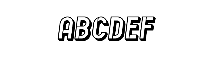 Indirect Implication 3D Italic  Free Fonts Download