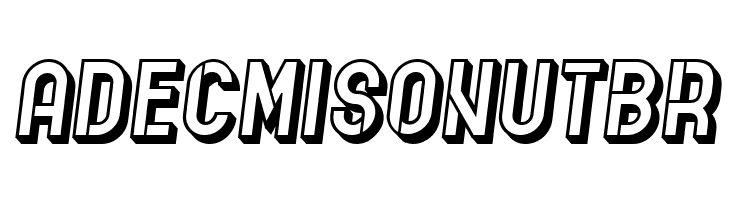 Indirect Implication 3D Italic  Free Fonts Download