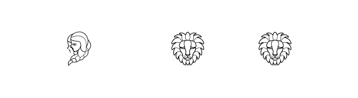 Zodiac Signs Regular  Free Fonts Download