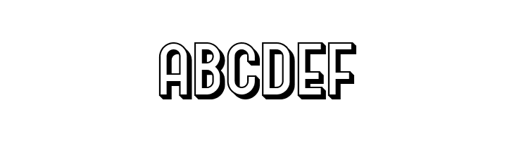 Policemen 3D  Free Fonts Download