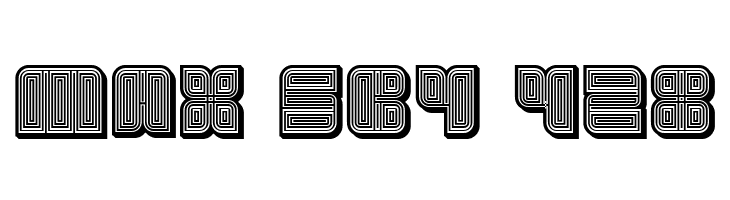 Havana 3D Regular  Free Fonts Download