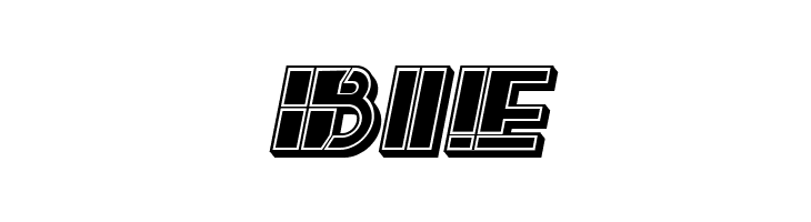 Large Filled Italic  Free Fonts Download
