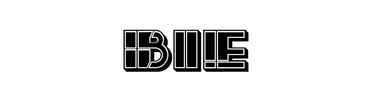 Large Filled Regular  Free Fonts Download