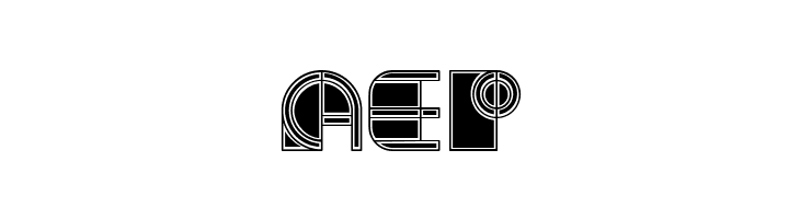 Ivan Linear Filled Regular  Free Fonts Download