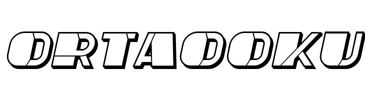 Mafia Hollow Italic  Free Fonts Download