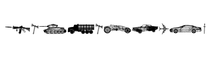 War Items Regular  Free Fonts Download