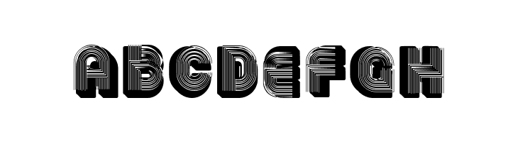 3D Models Regular  Free Fonts Download