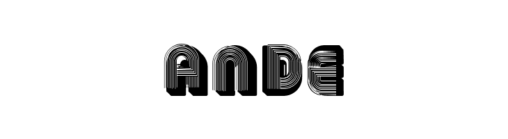 3D Models Regular  Free Fonts Download