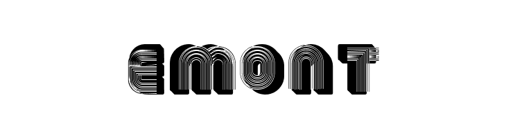 3D Models Regular  Free Fonts Download
