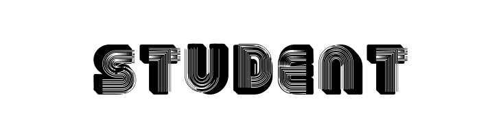 3D Models Regular  Free Fonts Download