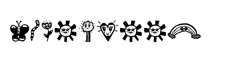 Kids Drawings Regular  Free Fonts Download