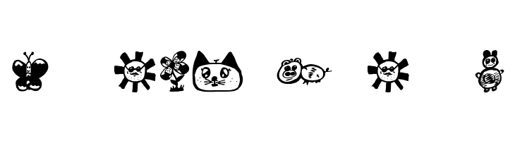 Kids Drawings Regular  Free Fonts Download