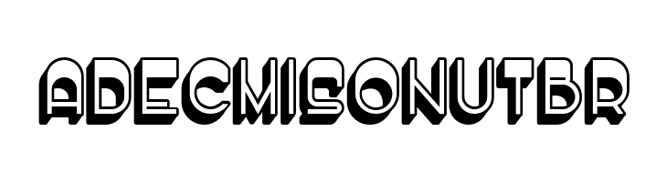 Enough Hollow Regular  Free Fonts Download