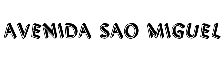 3D Letters Shadow Regular  Free Fonts Download