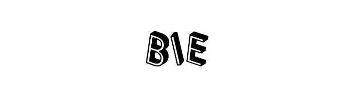 3D Letters Shadow Regular  Free Fonts Download