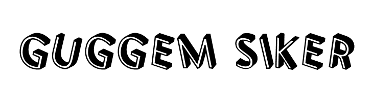 3D Letters Shadow Regular  Free Fonts Download