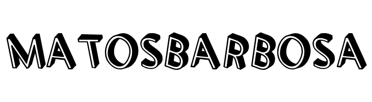 3D Letters Shadow Regular  Free Fonts Download